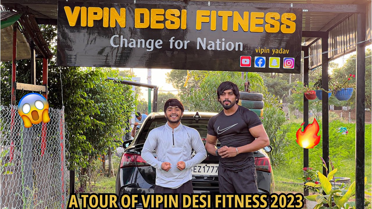 A Tour Of Vipin Desi Fitness 2023🔥 India’s First Free Gym With Nature 😱 | Vipin Yadav |