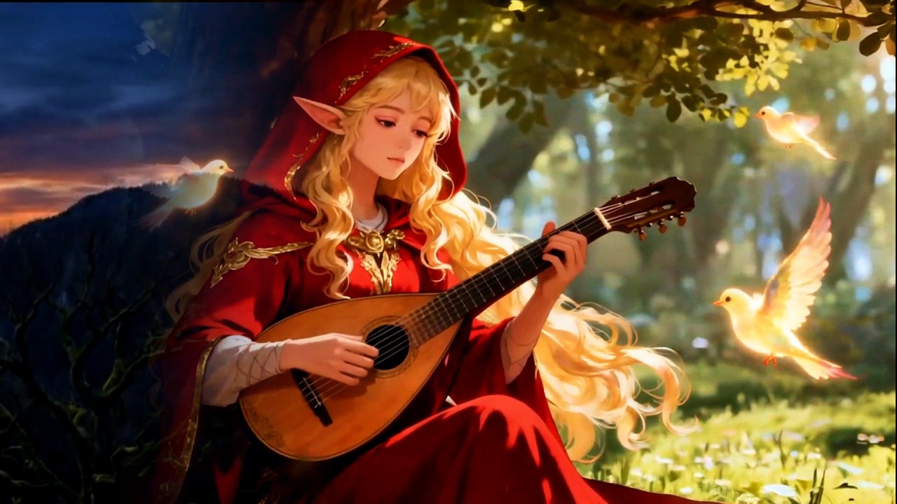 Golden Flute and Harp Magic Tones - Celtic Fantasy Music