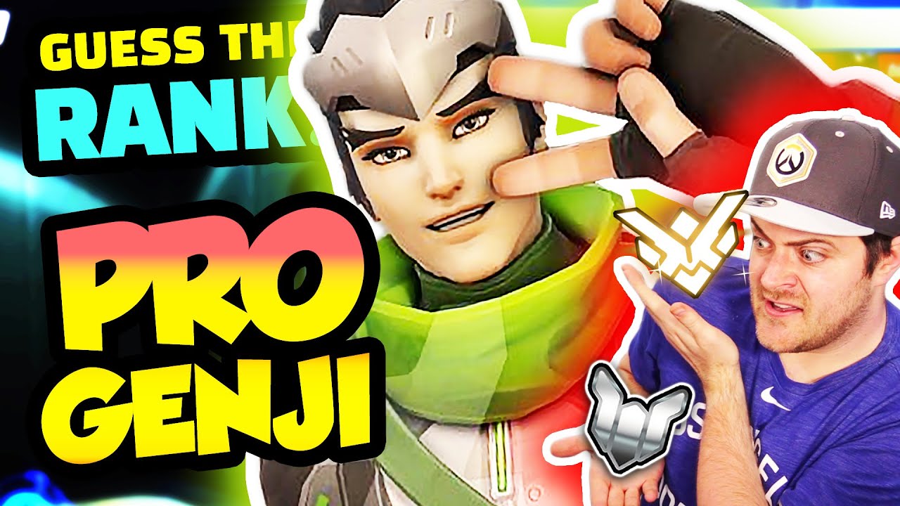 PRO GENJI GAMER! - OVERWATCH GUESS THE RANK!