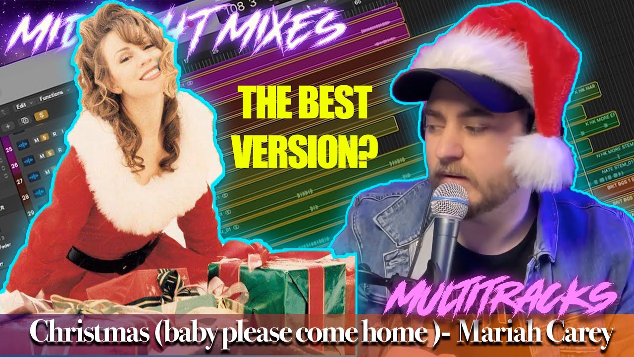 Christmas (baby please come home) - Mariah Carey - RAW Multitrack and Stems Reaction