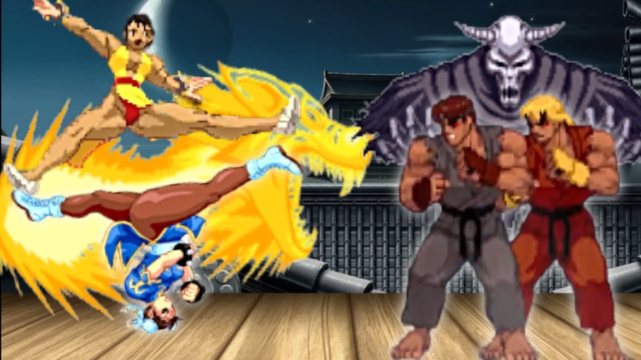NEO-CHUN LI -CHUN-LI vs EVIL RYU-KEN | THE MOST INTENSE BATTLE