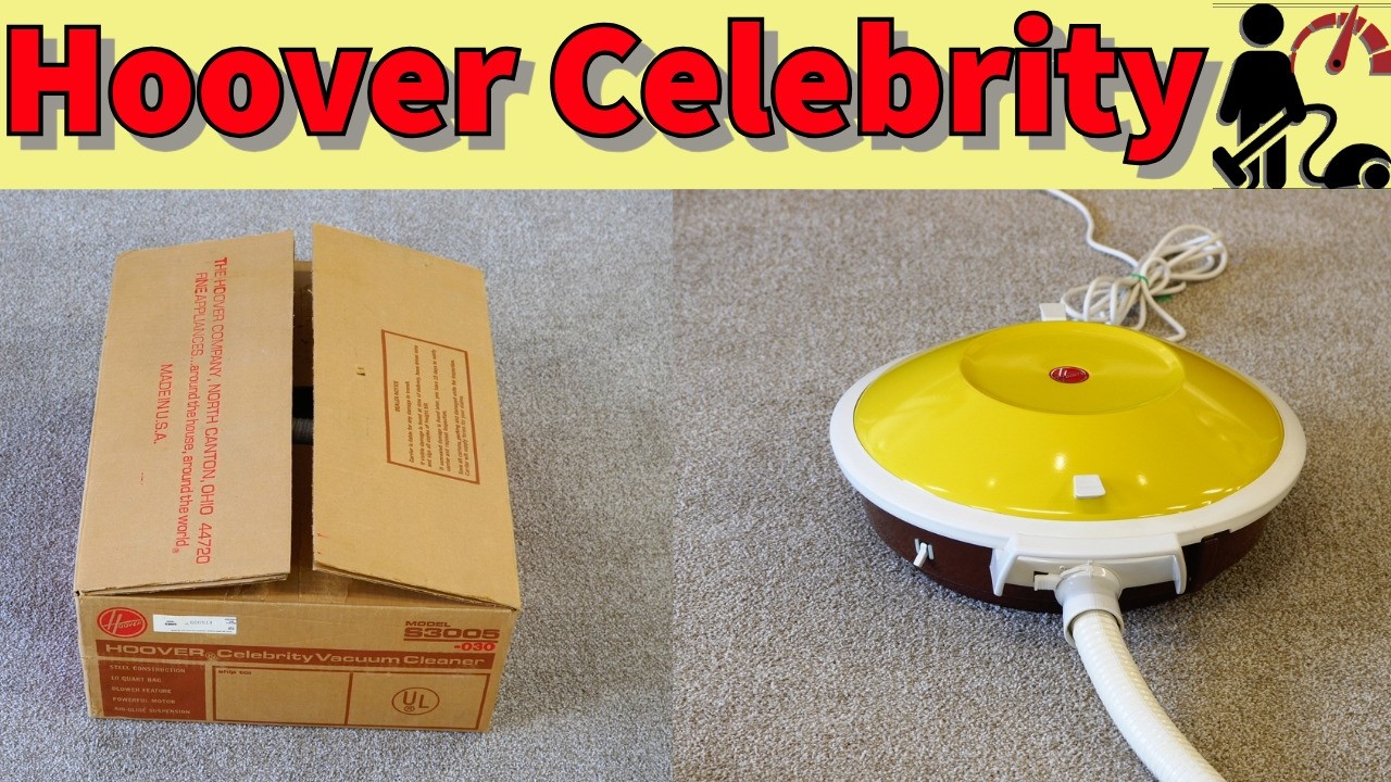 Пылесос Hoover Celebright с плавающим контейнером, 70-е годы.