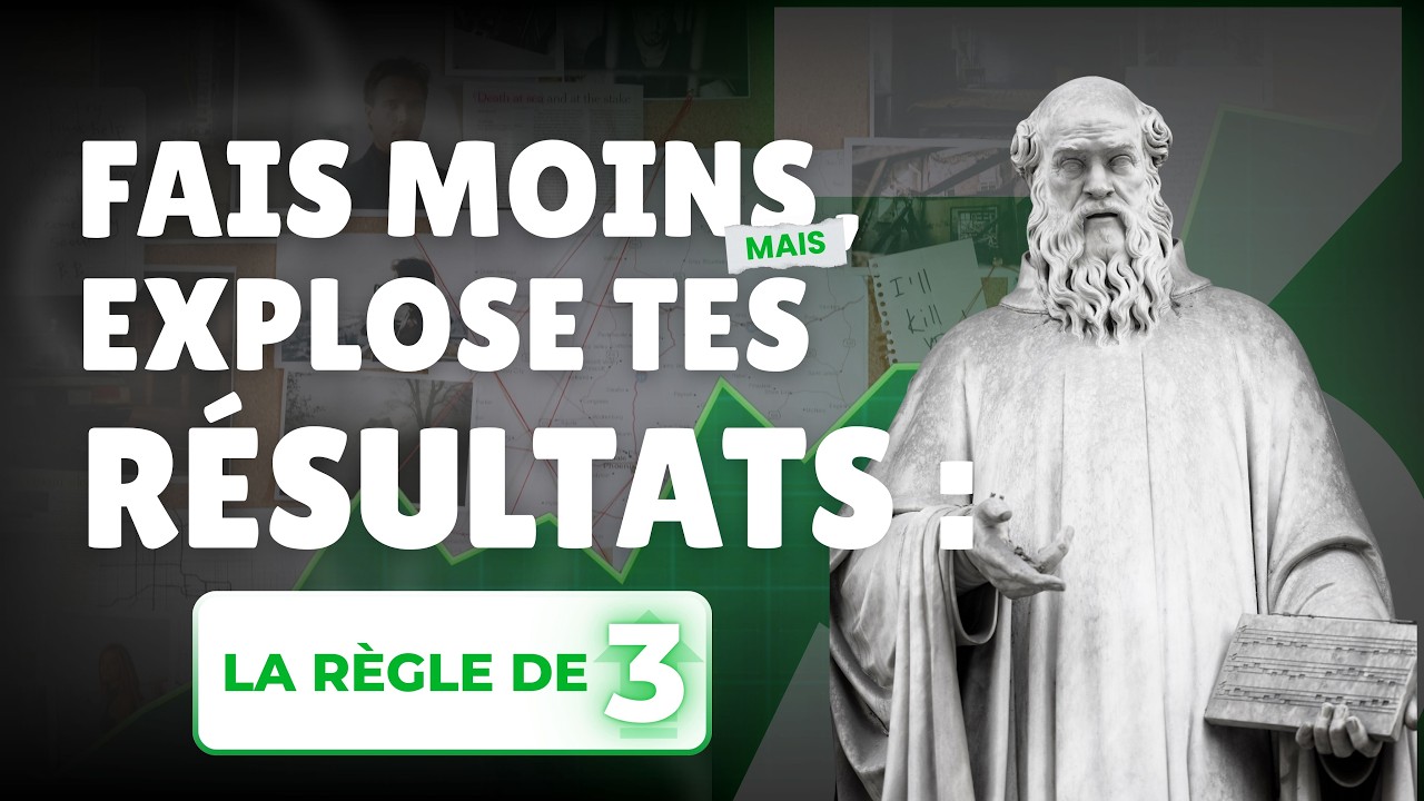 8) La Règle de 3 : Prioriser l'essentiel chaque jour