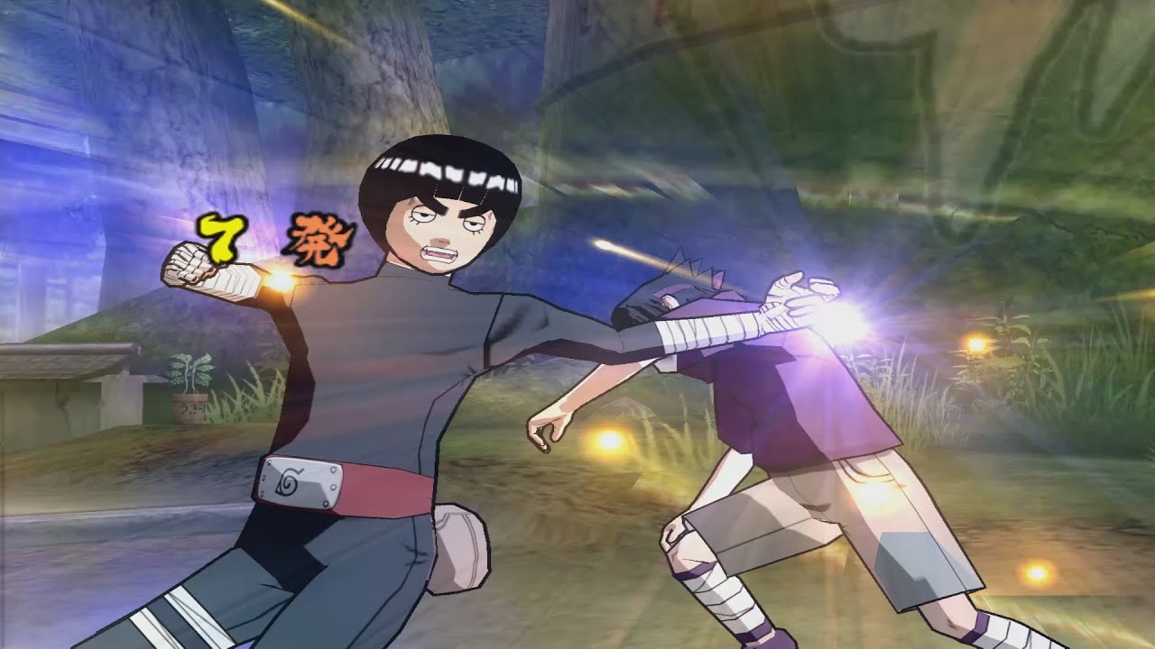 {Lee (Punho Louco) Vs Sasuke (Clássico)} Naruto Shippuden Ultimate Ninja 5
