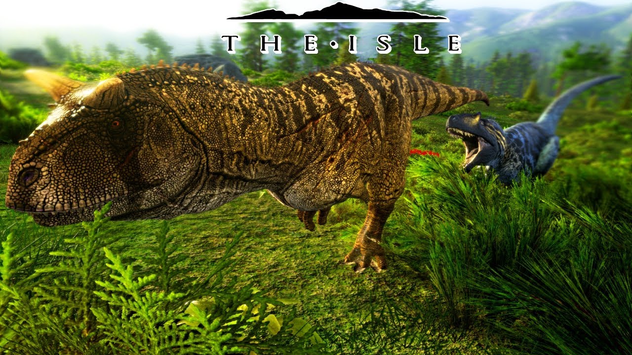 The Isle Realism - FISH ADDED, ALLO PACK HUNT DOWN BABY CARNO, MAIA AMBUSHED BY ACRO ( Gameplay )