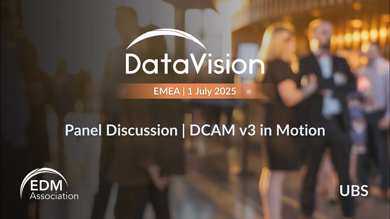 DataVision 2025 EMEA - DCAM v3 in motion