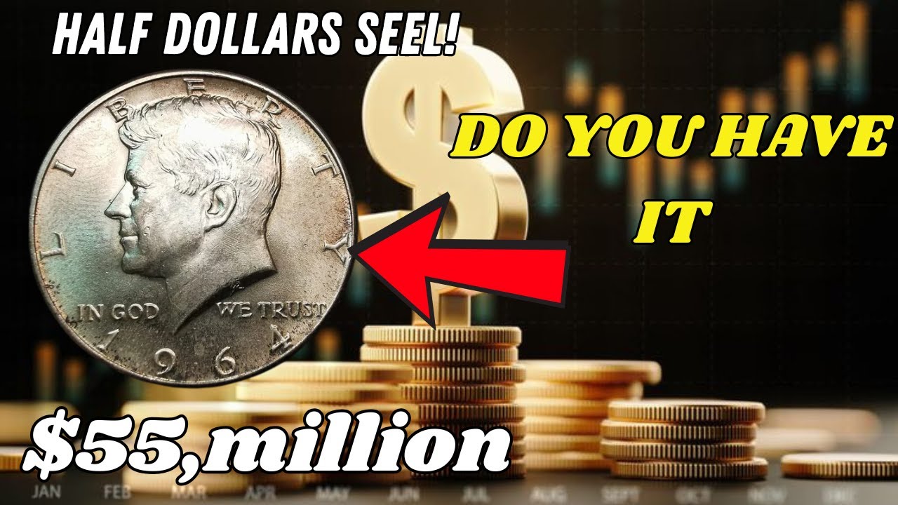1964 HALD DOLLARS KENNEDY HALF DOLLARS COIN WORTH MILLION RARE ERROR VALUE GUIDE!
