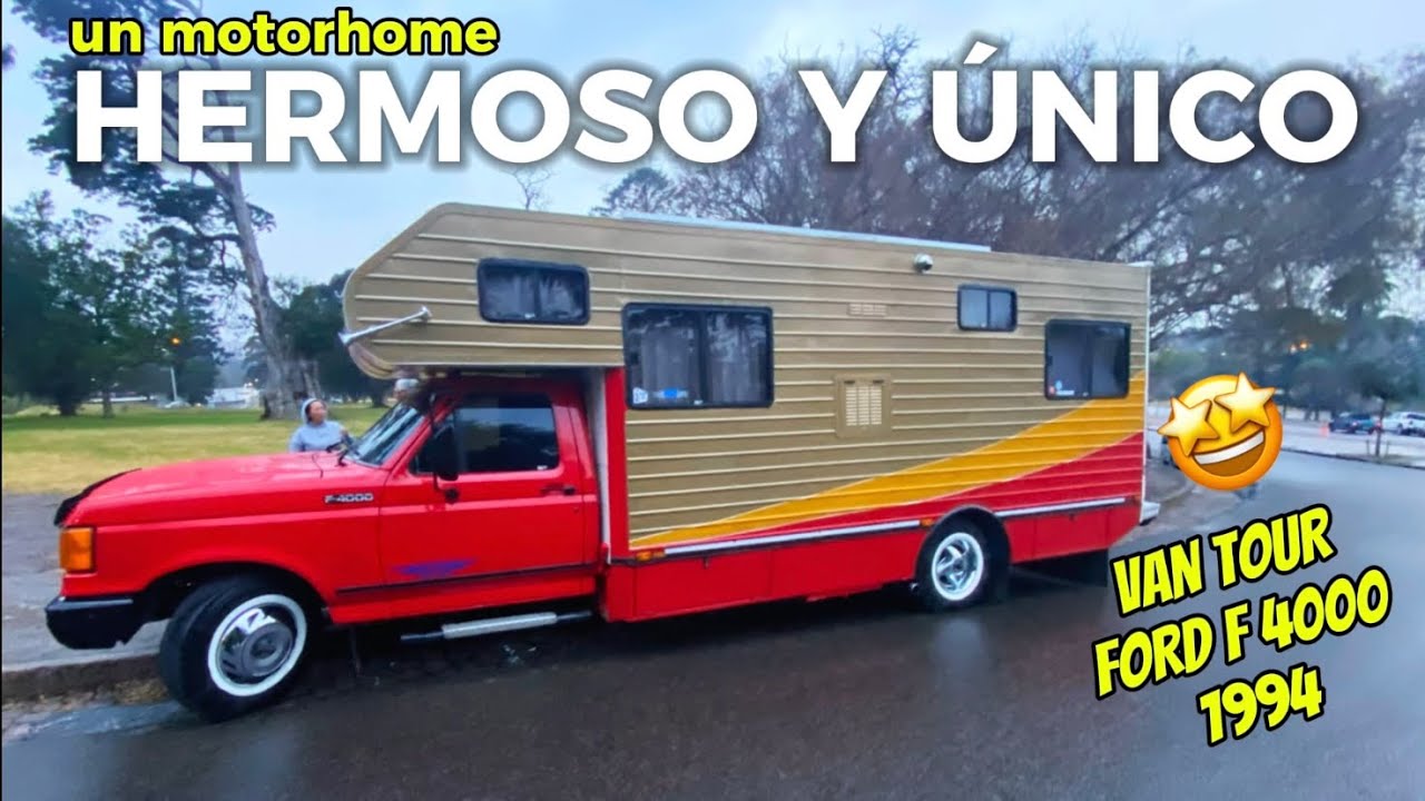🤯VAN TOUR, 👉mirá este Ford f4000 Motorhome, ESTÁ HERMOSO y totalmente construido por ellos. 🇺🇾