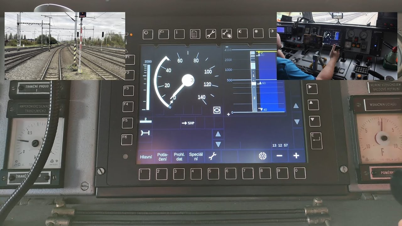 Ovládání palubní části ETCS Alstom Atlas na 163/363