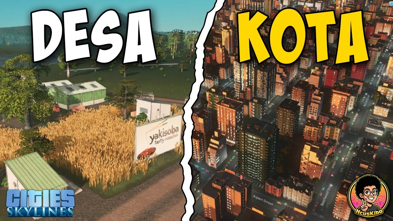 GUE UBAH DESA TANI TERPENCIL JADI KOTA METROPOLIS DI CITIES SKYLINES!
