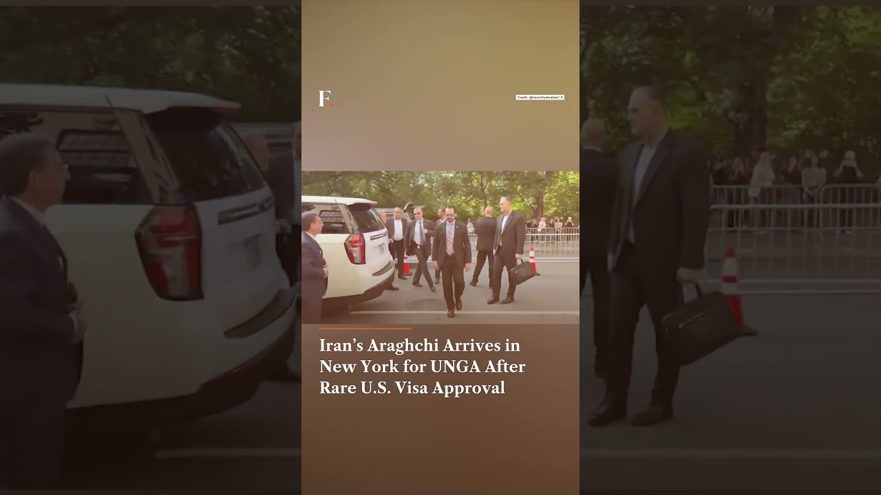 Iran&rsquo;s Araghchi Arrives in New York for UNGA After Rare U S  Visa Approval | N18G