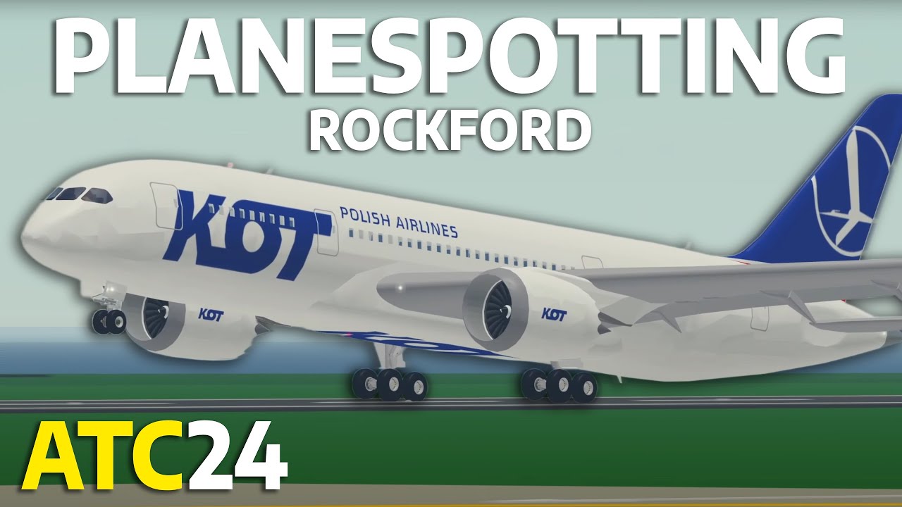 Afternoon PLANESPOTTING at GREATER ROCKFORD in ATC24!
