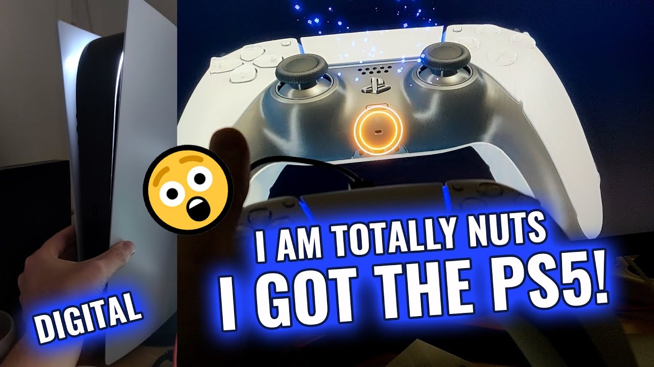 I GOT PLAYSTATION 5 DIGITAL AND...