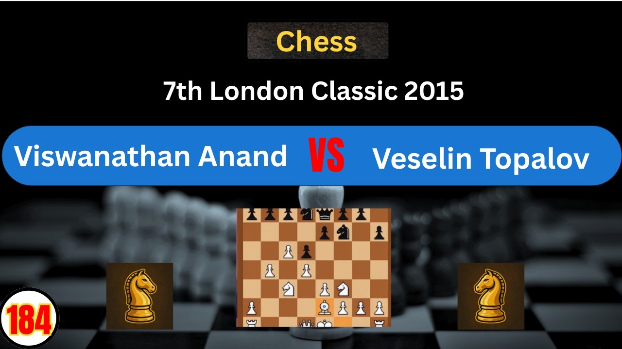 Viswanathan Anand VS Veselin Topalov | 7th London Classic 2015