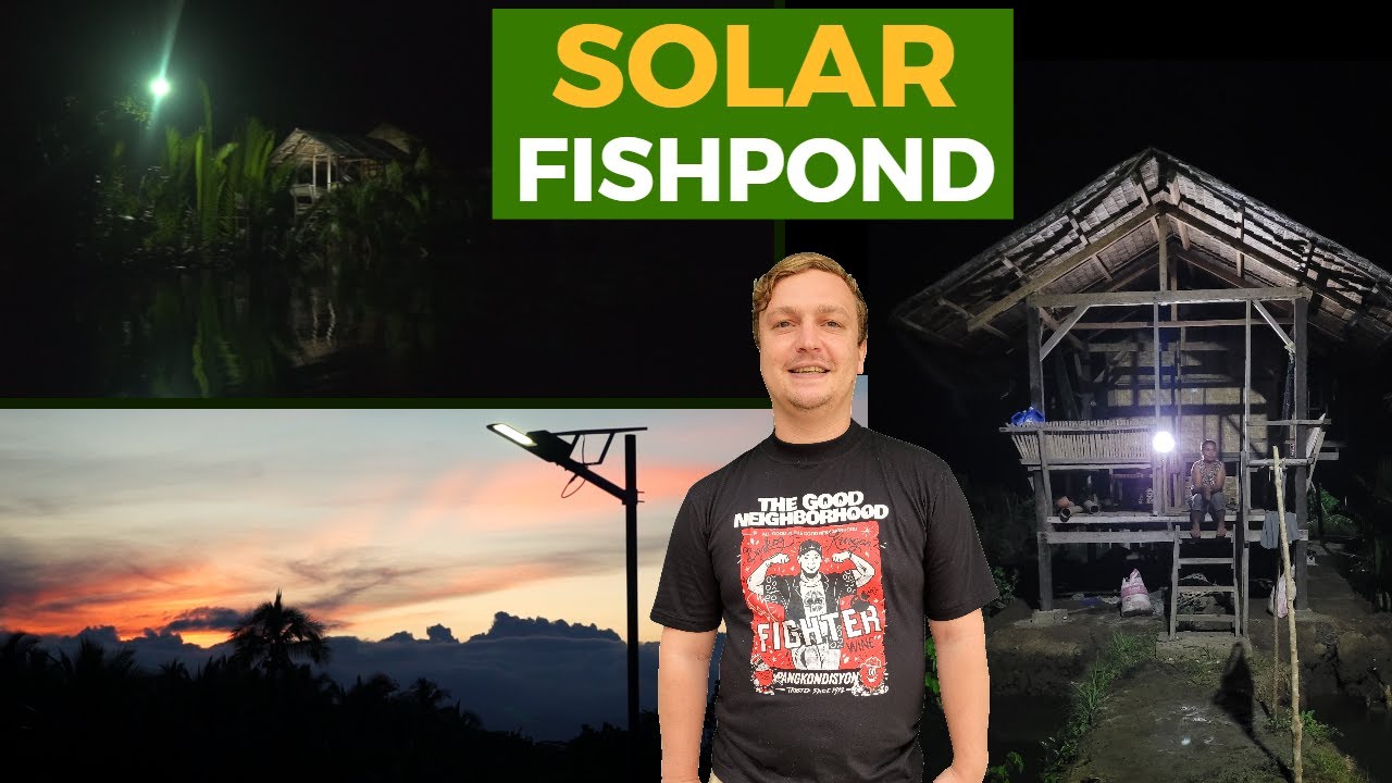 MY SOLAR FISHPOND IN THE PHILIPPINES - Lighting Up My Filipino Home