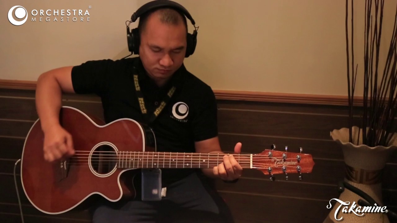 Takamine Pro Series EF261 - Satin Antique Guitar (Semi Acoustic Guitar)