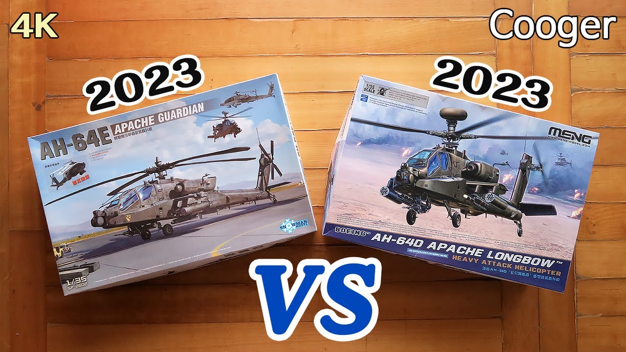 당신의 선택은? Takom AH-64E (2023) vs Meng AH-64D (2023)