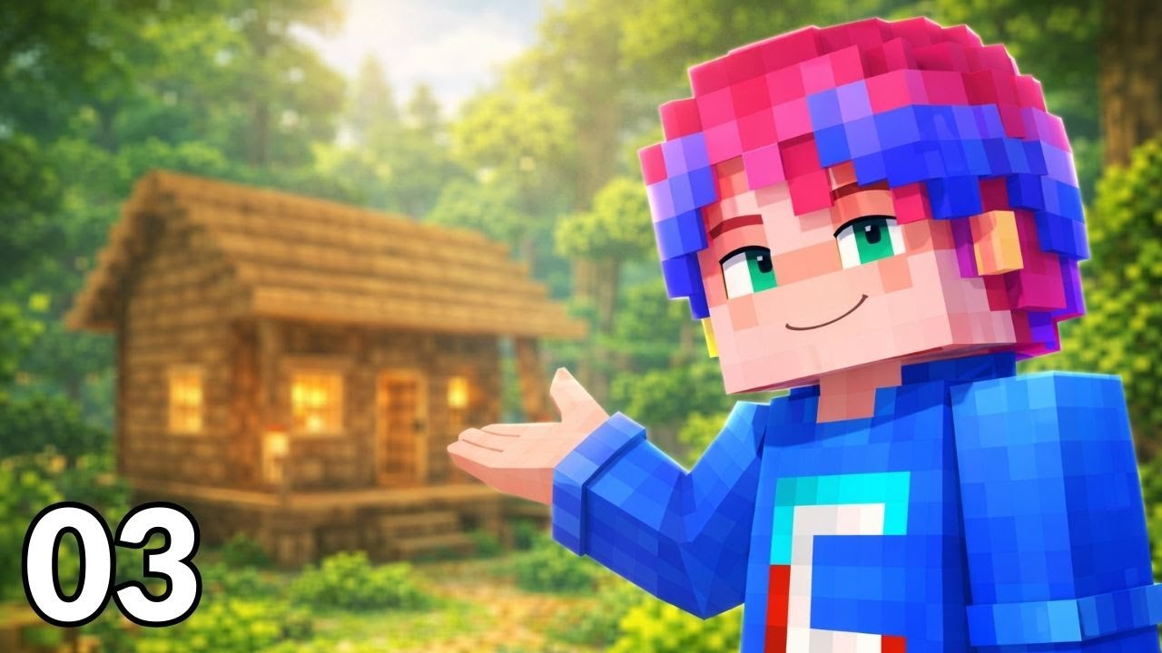 Minecraft’ta İlk Evimi Yaptım | Survival #3