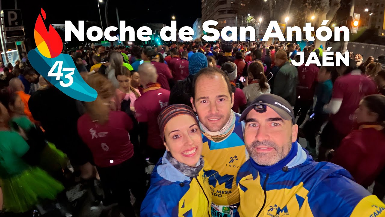 Carrera de San Antón, la noche más mágica de Jaén