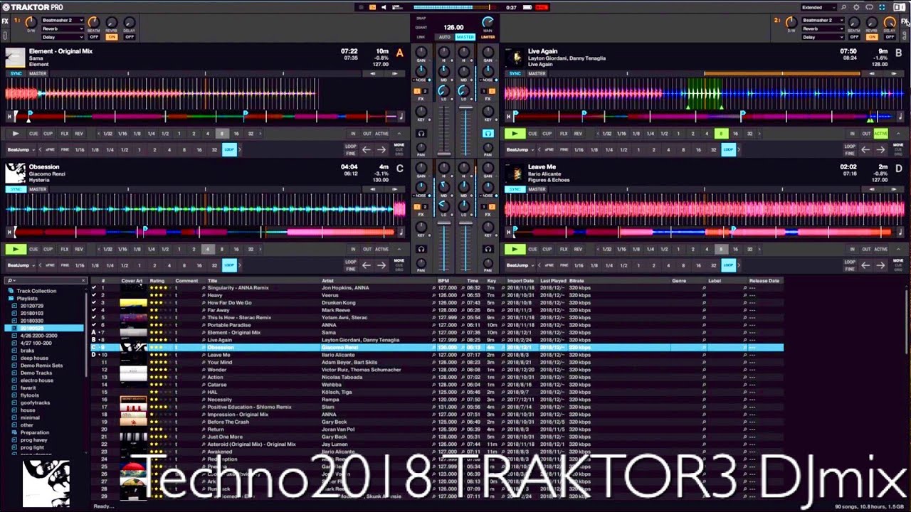 Techno 2018 TRAKTOR PRO 3 Tutorial