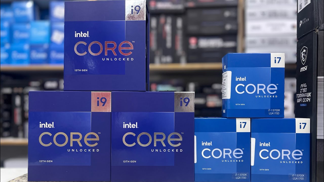 Intel Raptor Lake processors 13th Gen i9 13900k | i7 13700k