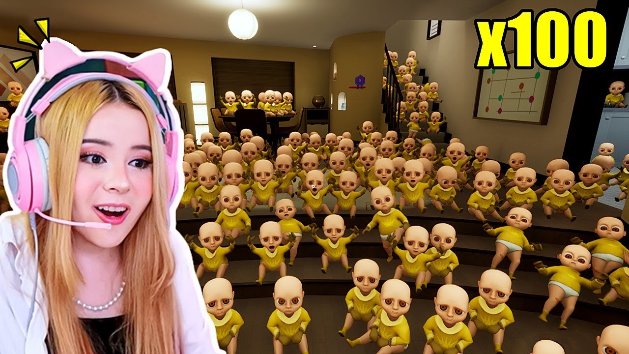 SOY NI&Ntilde;ERA de 100 BEB&Eacute;S DEMONIOS 😱 The Baby In Yellow