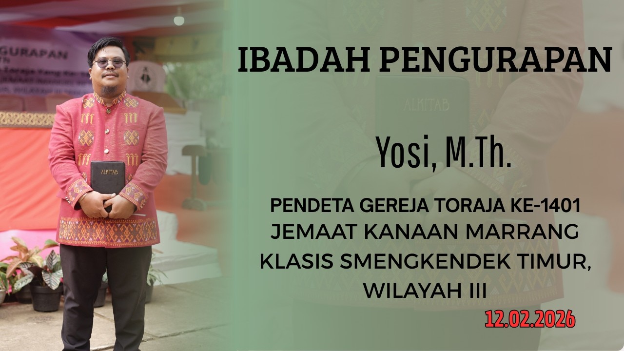 🔴 [LIVE] - IBADAH PENGURAPAN Yosi M.Th.  | 12.02.2026