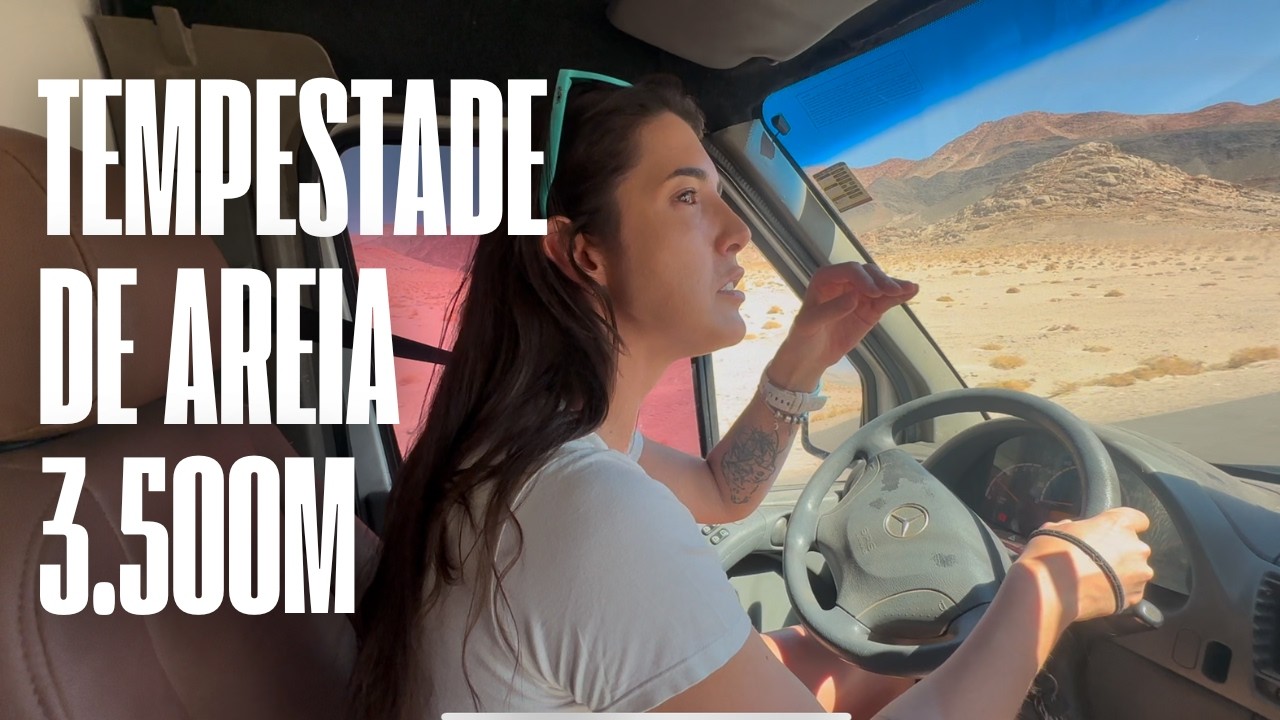 Tempestade de areia com o MOTORHOME A 3.500M | Circuito Salar de Antofalla |Antofagasta de la Sierra