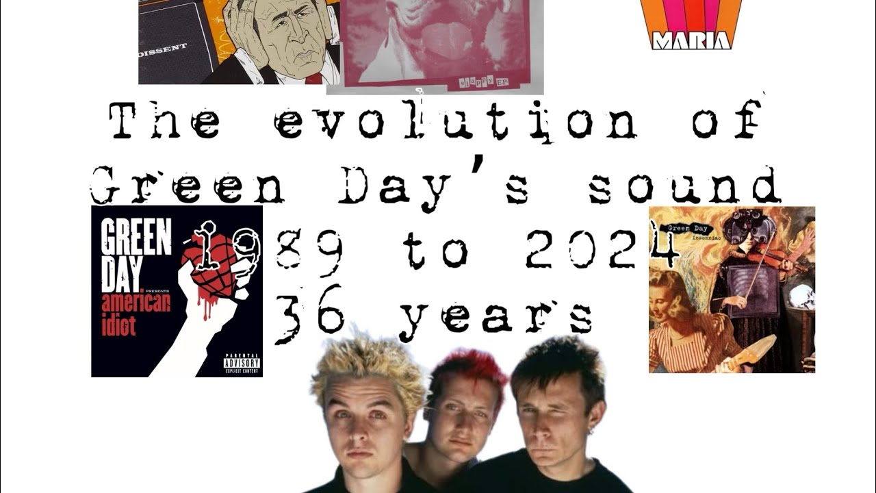 The evolution of Green Day’s sound (1989 — 2024)