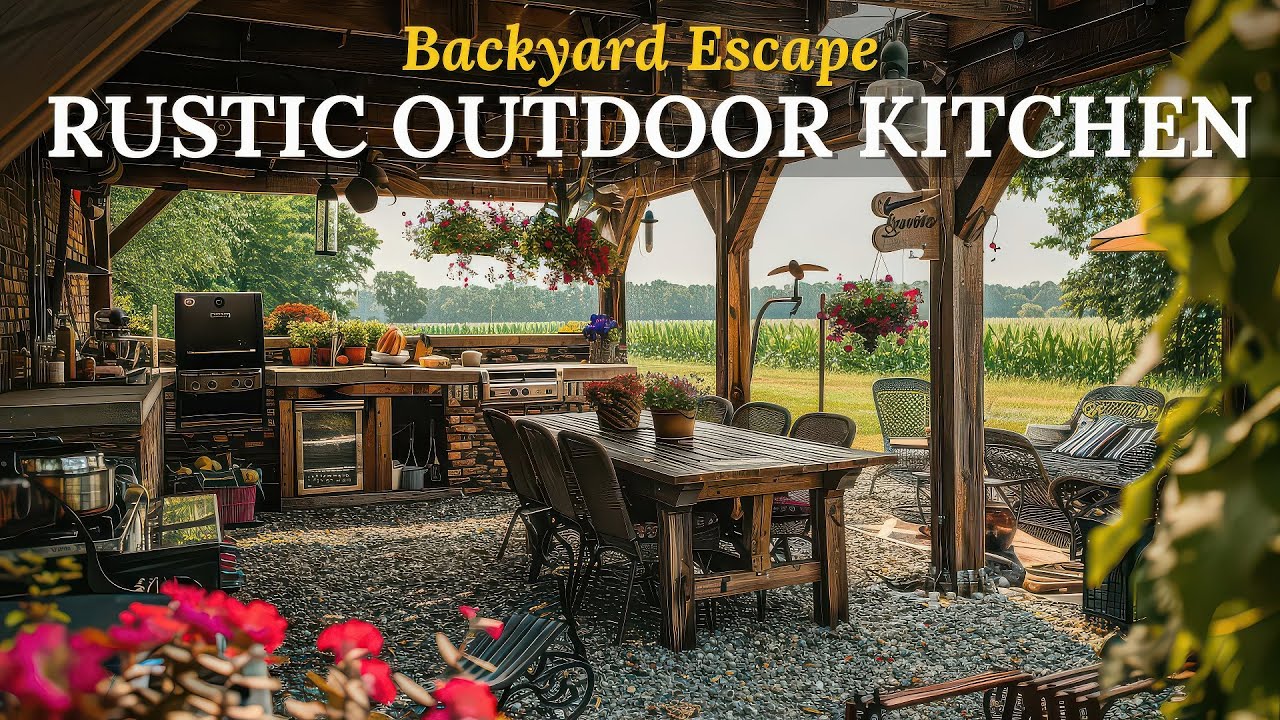 Stylish Rustic Outdoor Kitchen Design Ideas and Inspiration