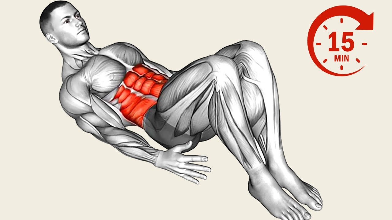 15 Minute Abs Workout At Home to Burn Belly Fat