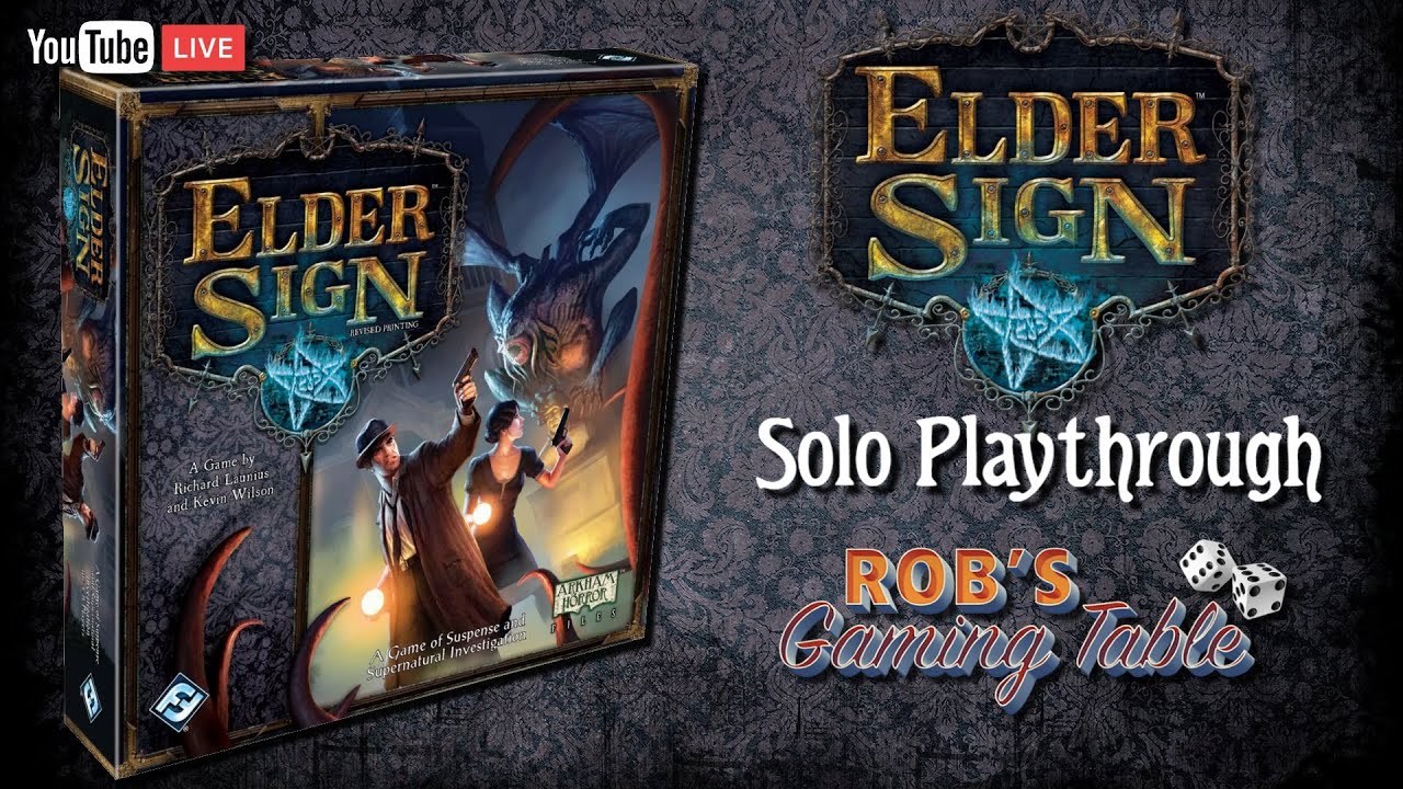 Elder Sign Solo Playthrough