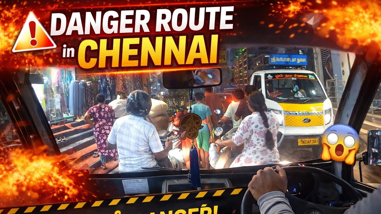 I Entered Chennai’s Most Dangerous Route at Night 😨 | Danger Route in Chennai @ChennaiCitydriver 