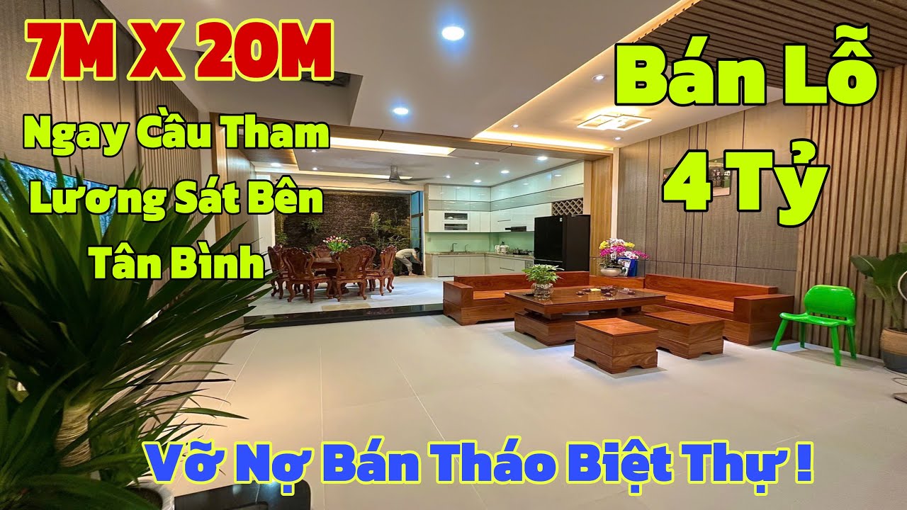 Lãi xuất ngân hàng tăng cao ! A Hùng đắng cay bán lỗ 4 tỷ Siêu Biệt Thự 7x20M tại Nguyễn Văn Quá Q12