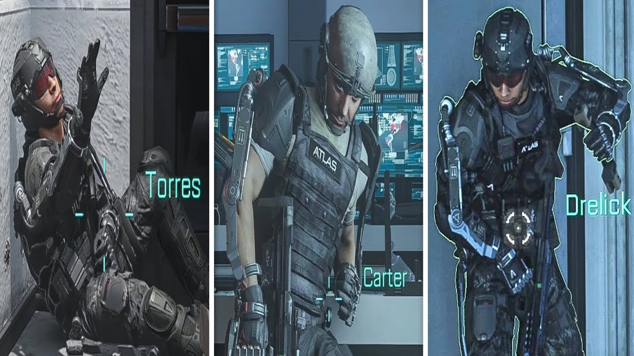 Печальная история павших солдат Атласа и их героических жертв в COD: Advanced Warfare...