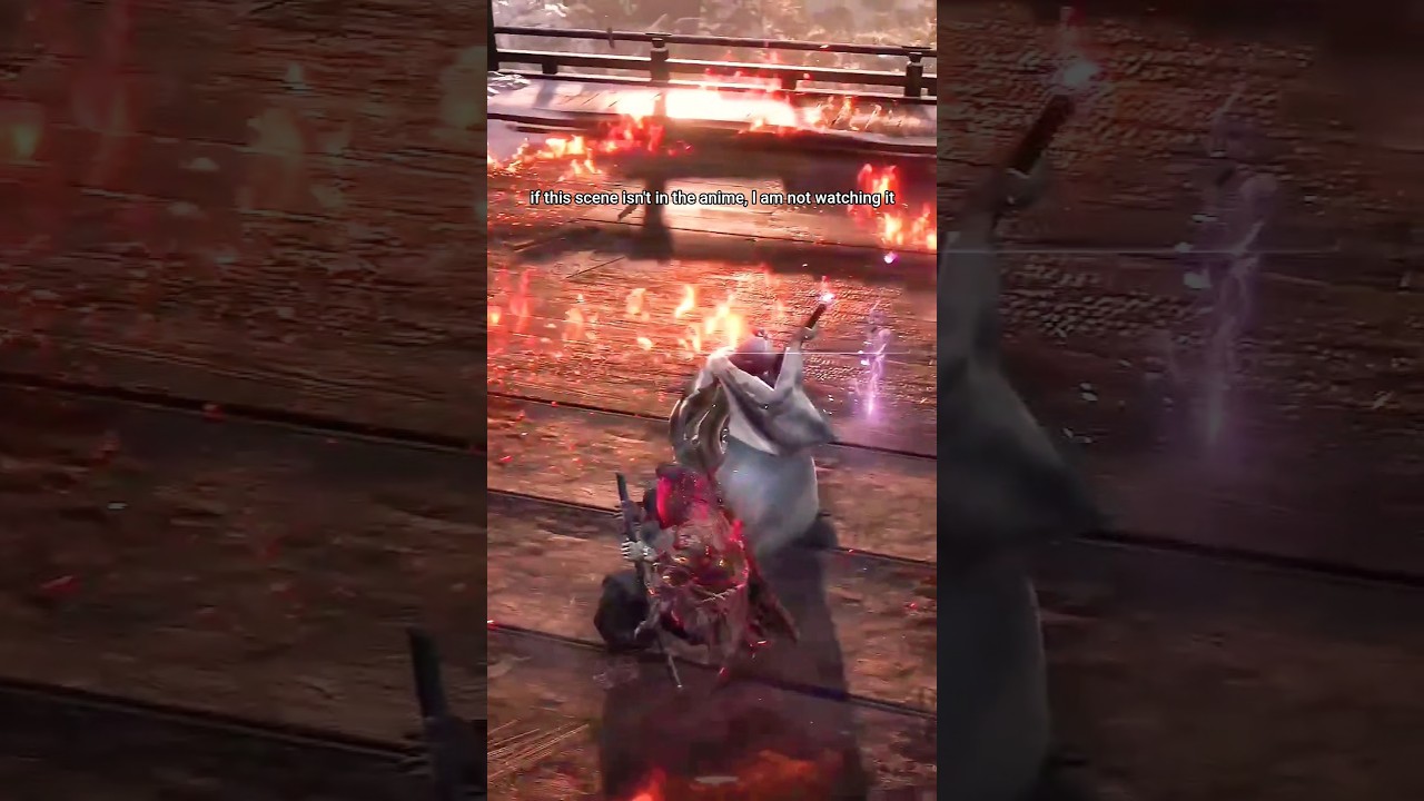 Straight out of a crazy Anime fight #sekiro