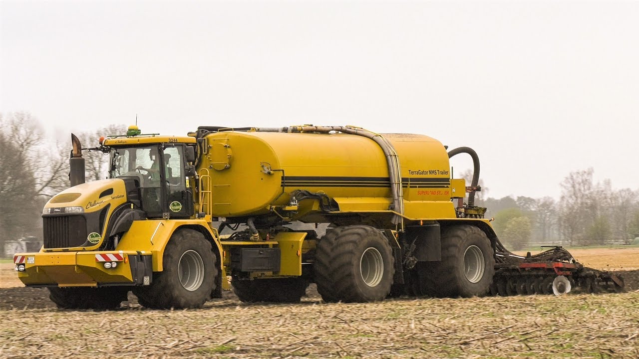 Challenger Terra Gator 3244 mit NMS Trailer I Gülle 2018