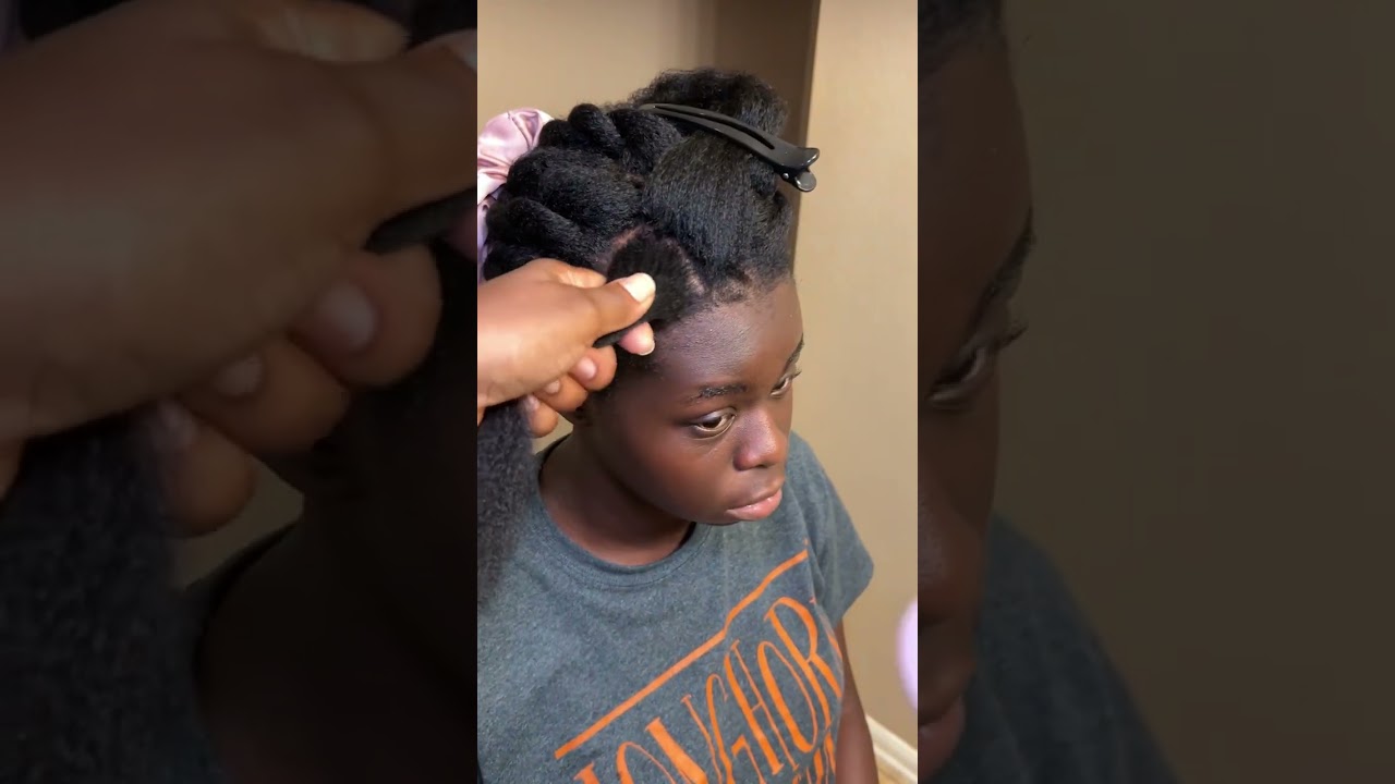 Straightening My Daughter’s Hair with WavyTalk Steam Hair Straightener