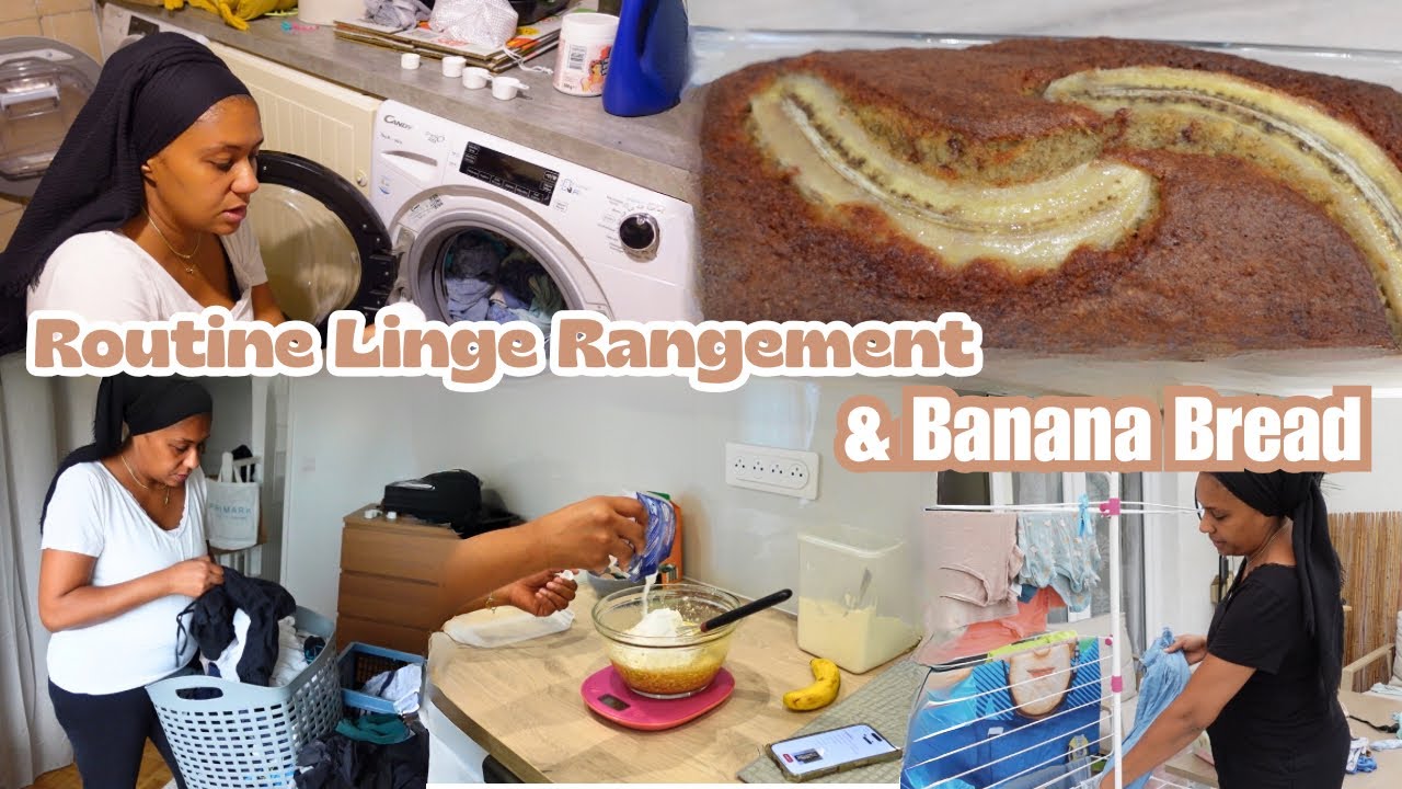  Comment j’arrive à gérer le linge d’une famille de 5 + recette banana bread 