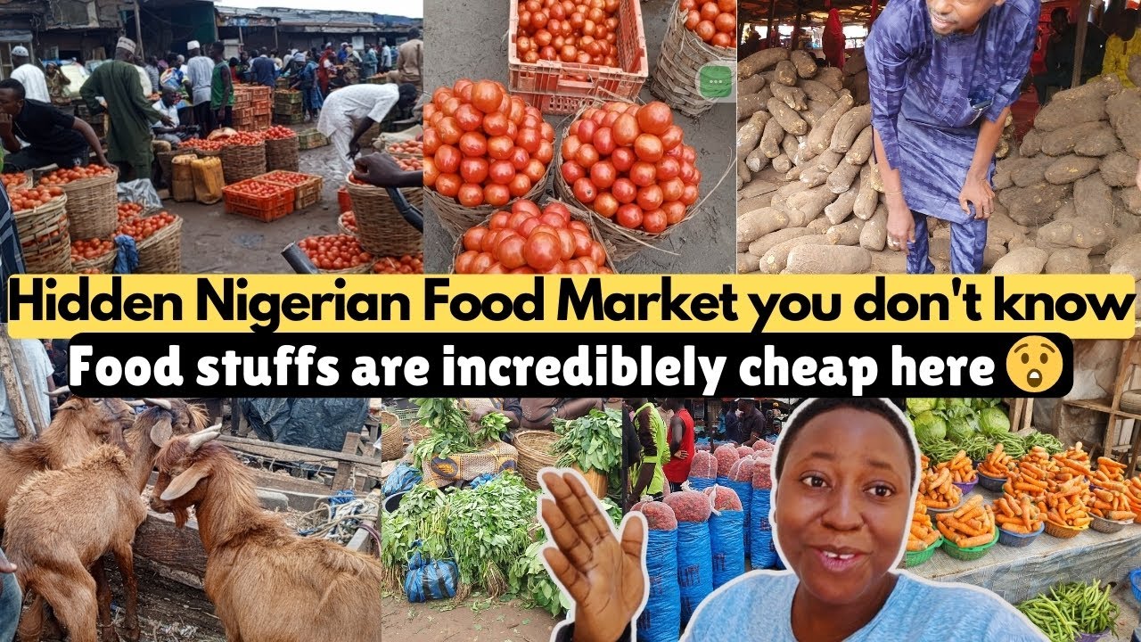 CURRENT PRICE OF FOOD IN NIGERIAN MARKET | MARKET VLOG  #costofliving #nigerianmarket #foodcost