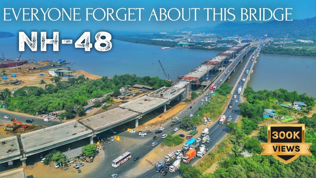 Vasai Creek Bridge or Versova Creek Bridge Progress