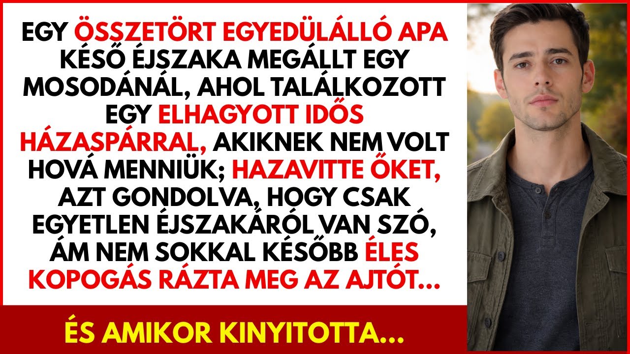 Egy egyedülálló apa segített egy mindent elvesztett idős párnak — ami történt, sokkolt mindenkit
