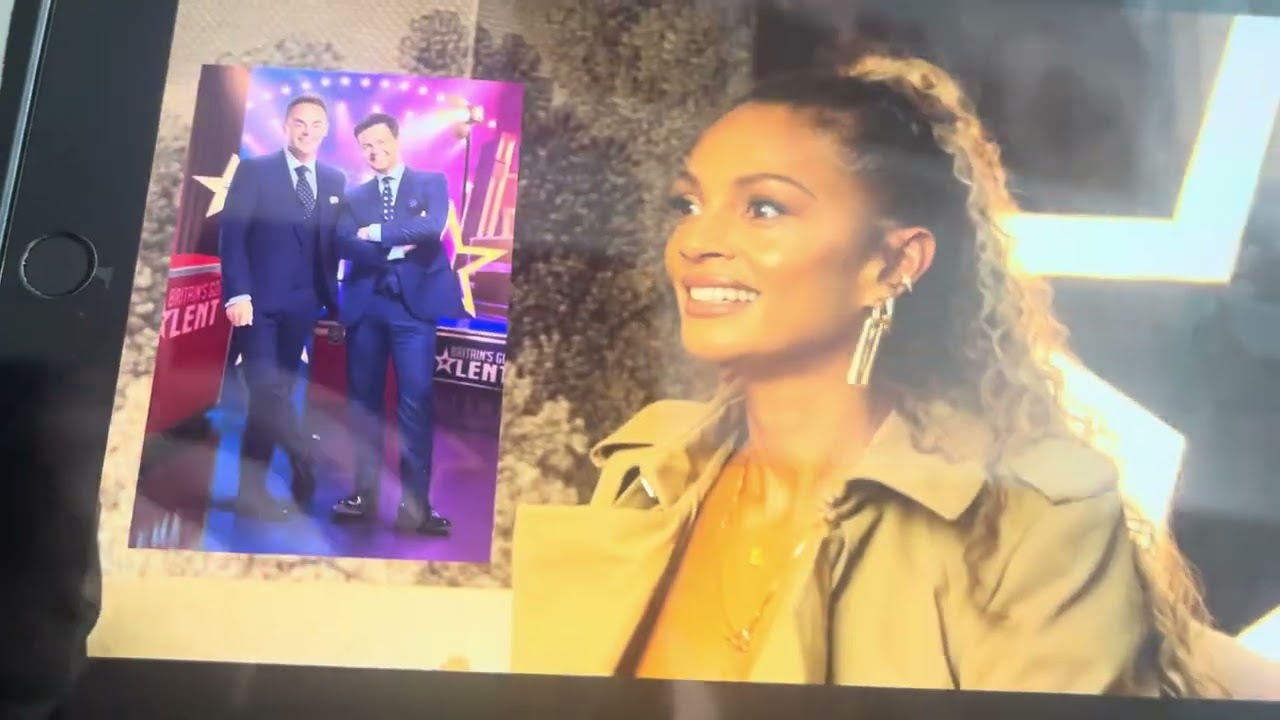 Harry moulding bgt 2025 winner with bgt 2026 judges ksi Alesha Dixon and Amanda holdon 