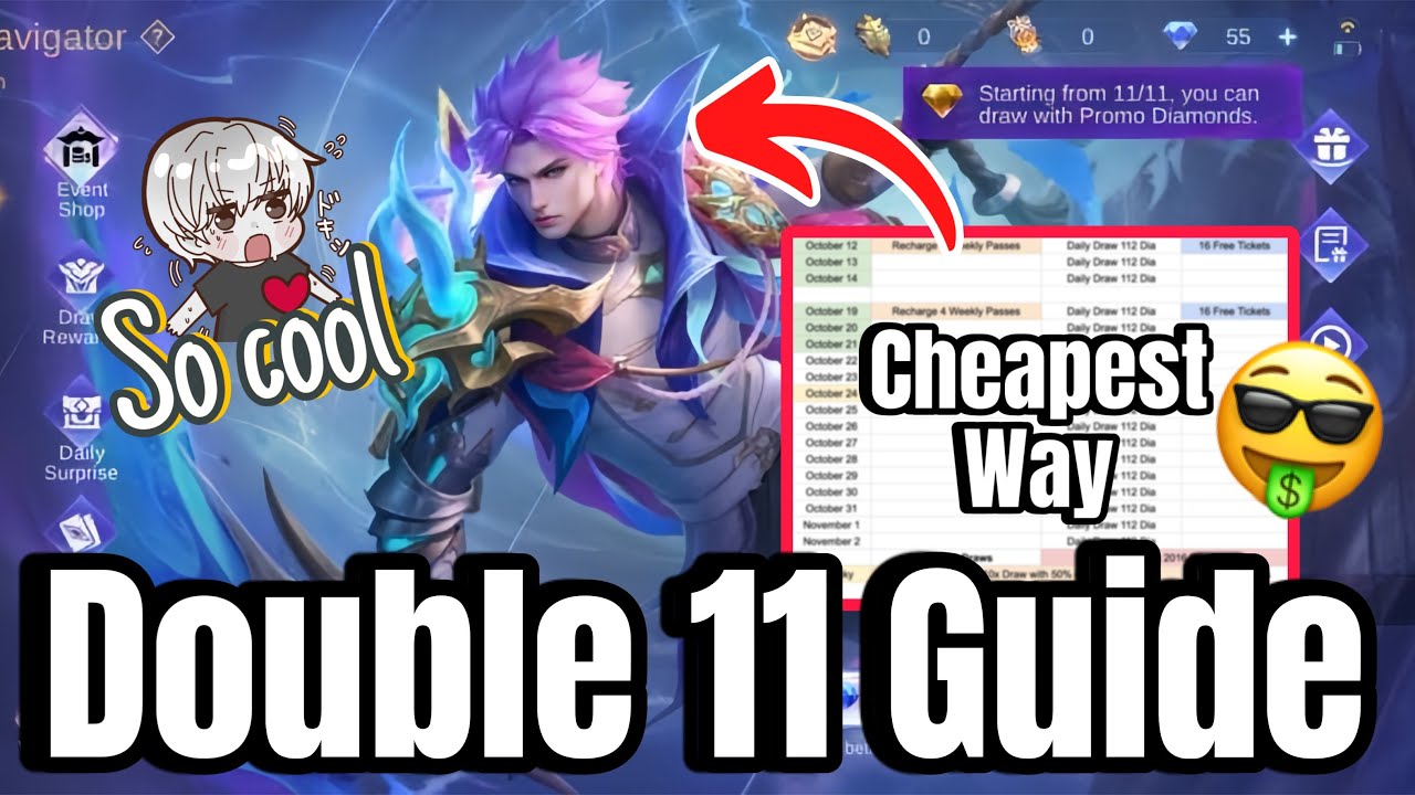 Only 1000 Diamonds🤯⁉️Cheapest Double 11 Skin Ever💸‼️