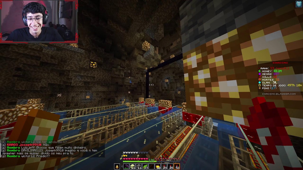 SERVIDOR ABERTO!! -  IP E PORTA NA DESCRIÇÃO - KHAOS MC (JAVA E BEDROCK)