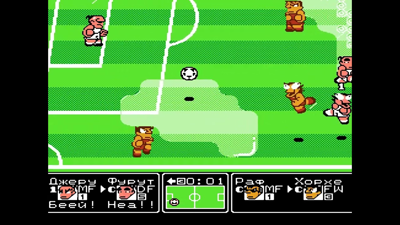 Match 13: Mongolia vs Italy - (Kunio-kun no Nekketsu Soccer League, Goal 3)