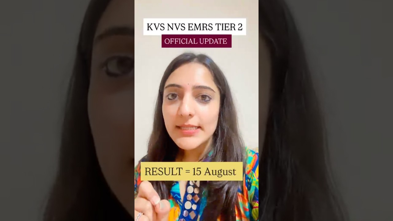 KVS , NVS , EMRS 2026 Tier 2 Result Latest Update #kvsnvs2025 #emrsadda247 #emrsresult #kvsresult