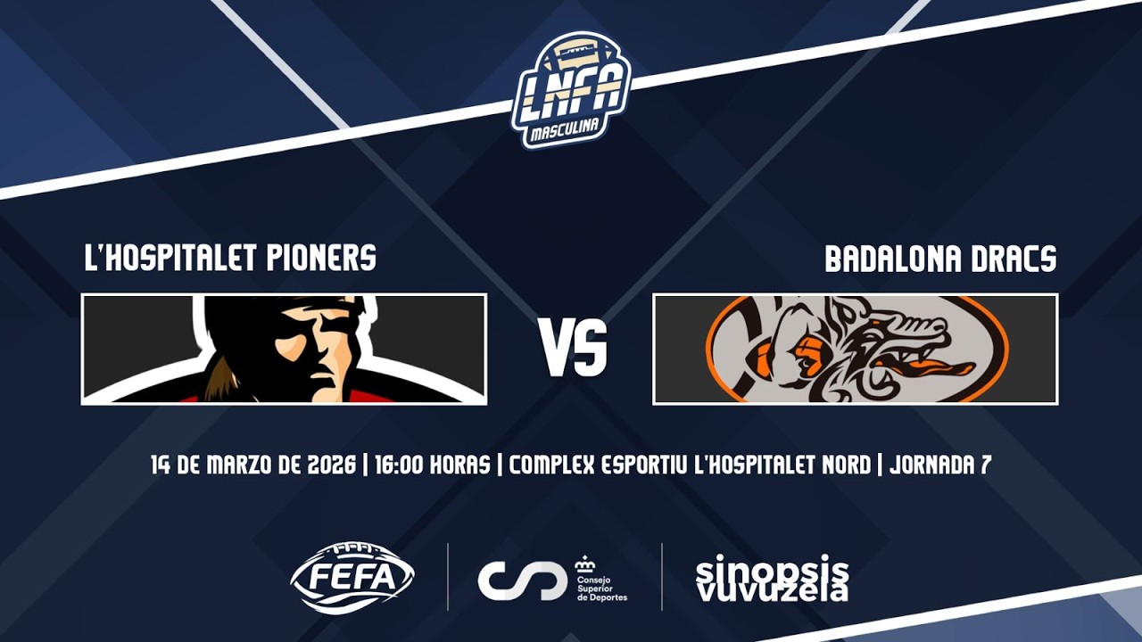 #LNFA 2025-2026 GAMEDAY 7  | L'HOSPITALET PIONEERS - BADALONA DRACS