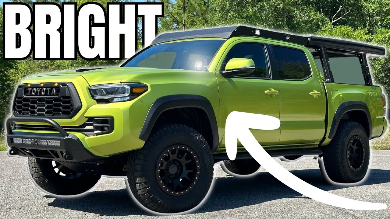 Установка светодиодных фонарей Cali Raised Tacoma Ditch