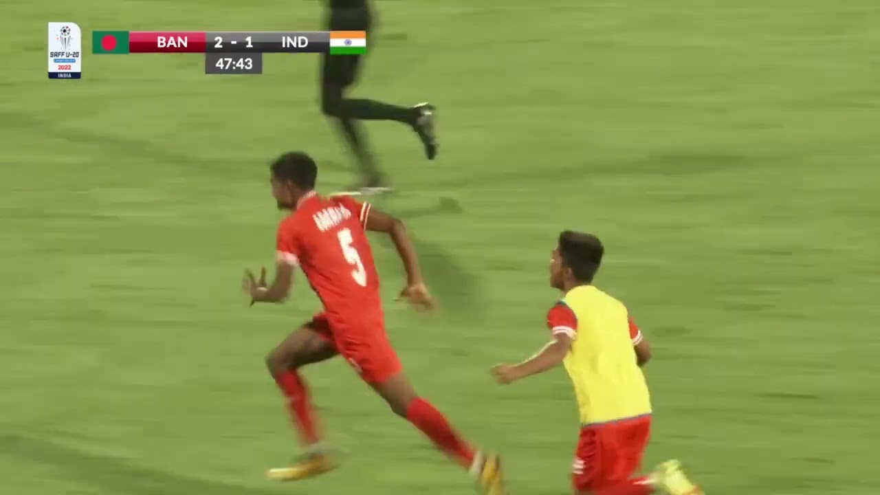 FINAL: BANGLADESH VS INDIA (SAFF U20 CHAMPIONSHIP 2022)